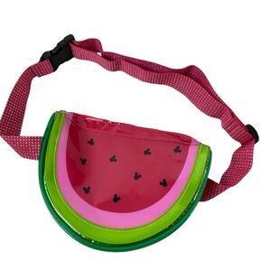 Watermelon Wedge Slice Disney Mickey Mouse Icon Fanny Pack Waist Hip Belt Bag